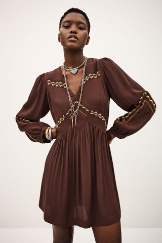 BA&SH - Tay Dress - Chocolat