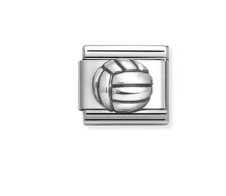 Nomination - Link OXIDIZED SYMBOLS 925 sterling silver VOLLEY BALL