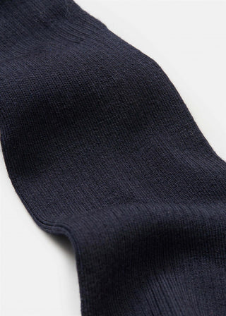 AIAYU - Wool Rib Socks - Navy