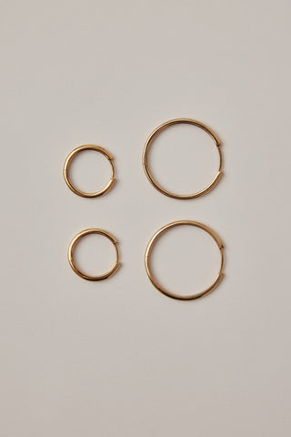 Englund1917 - Classic Gold Hoops Large