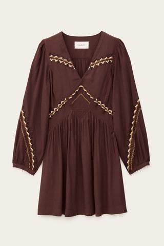 BA&SH - Tay Dress - Chocolat