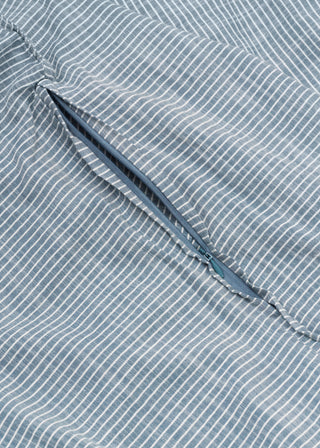 AIAYU DOMUS - Sengesett 140x220/50x70 - Striped Indigo
