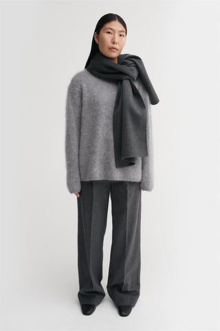 ALMADA LABEL - Micha Double Scarf - Dark Grey