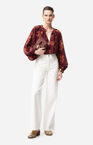 VANESSA BRUNO - Edme Blouse - Bordeaux
