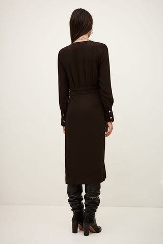 BA&SH - Fiji Dress - Chocolat