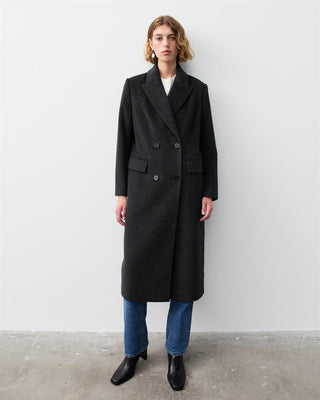 THE CURATED - The New York Coat - Charcoal Grey