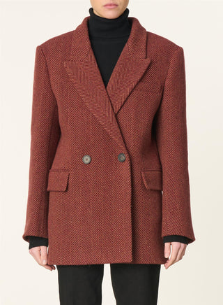 VANESSA BRUNO - Fedea Jacket - Cerise/Multico