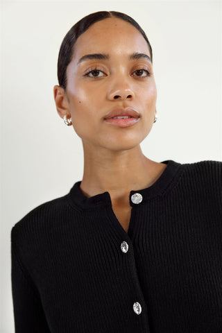 ALMADA LABEL - Nova Cardigan - Black