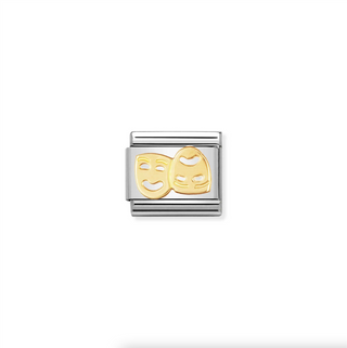 Nomination - Link CLASSIC FUN 18K Gold MASKS