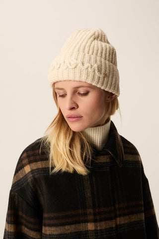 DES PETITS HAUTS - Dotty Beannie - Creme