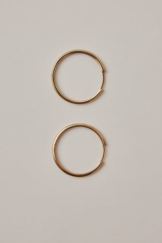 Englund1917 - Classic Gold Hoops Large