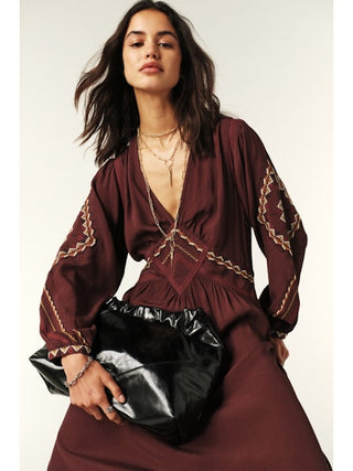 BA&SH - Tany Dress - Chocolat