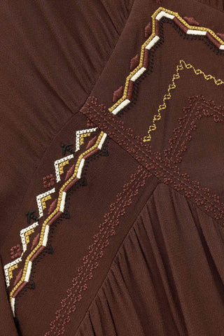 BA&SH - Tany Dress - Chocolat