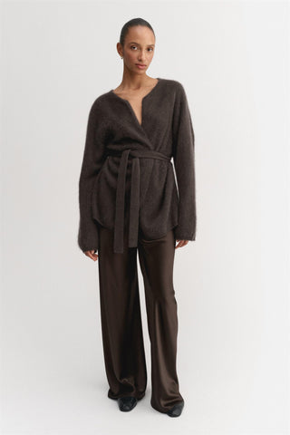 ALMADA LABEL - Aria Cardigan - Chocolate