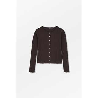 SKALL - Edie Cardigan - Dark Brown
