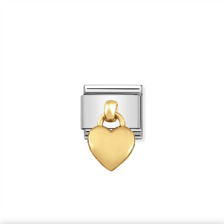 Nomination - Link CHARMS 18k Gold GOLD HEART CHARM