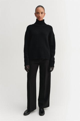 ALMADA LABEL - Nola Turtleneck Sweater - Black