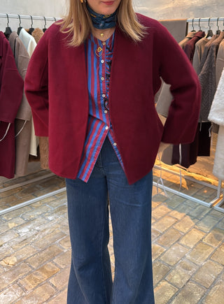 THE CURATED - The Modern Jacket - Burgundy