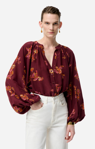 VANESSA BRUNO - Edme Blouse - Bordeaux