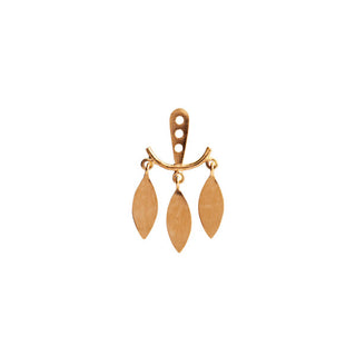 STINE A - Dancing Three Leaves Behind Ear - Gold
