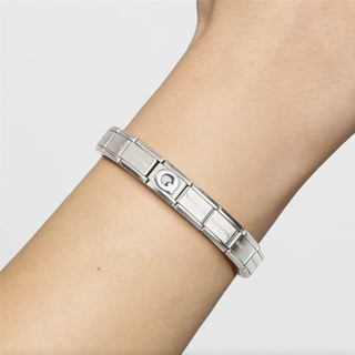 Nomination - Link OXIDIZED LETTER 925 sterling silver Q