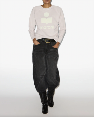 ISABEL MARANT ÈTOILE - Millyny Sweatshirt - Light Pink/Ecru