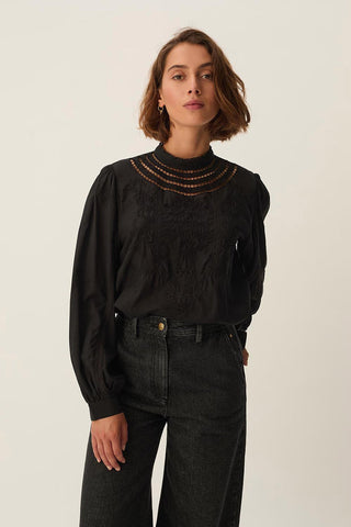 DES PETITS HAUTS - Ethan Blouse - Noir