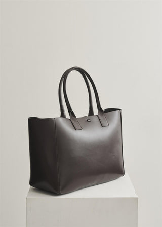 Koné - Large Filippo Bag - Vitello Dark Brown