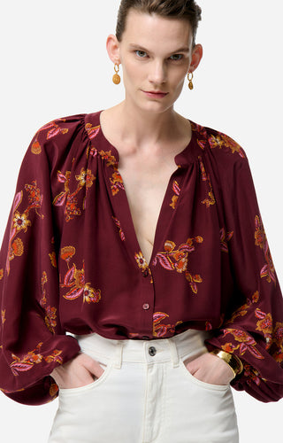 VANESSA BRUNO - Edme Blouse - Bordeaux