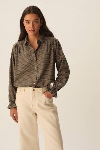 DES PETITS HAUTS - Ursula Shirt - Greenwich
