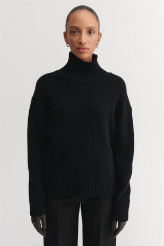 ALMADA LABEL - Nola Turtleneck Sweater - Black