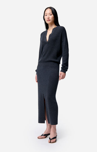 VANESSA BRUNO - Eliette Dress - Anthracite