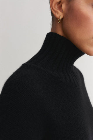 ALMADA LABEL - Nola Turtleneck Sweater - Black