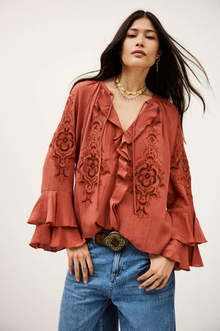 BA&SH - Omar Blouse - Blush