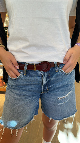 ISABEL MARANT ÈTOILE - Brandi Belt - Burgundy