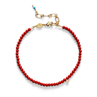 ANNI LU - Reddy Or Not Anklet - Gold