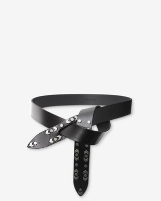 ISABEL MARANT ÈTOILE - Lecce Belt - Black/Silver