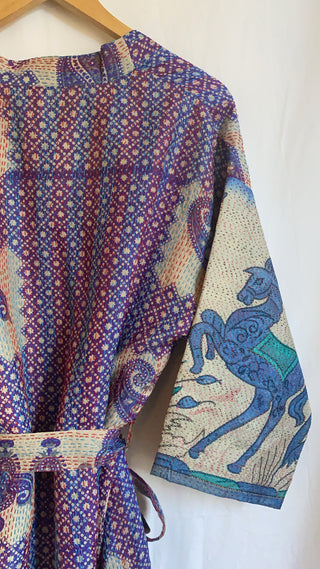 LA CABANE - 12. Kimono Long - Purple