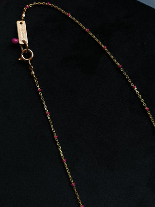 ISABEL MARANT JEWELRY - Necklace Coin - Fuchsia
