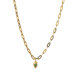 STINE A - Chunky Pendant Chain - Gold