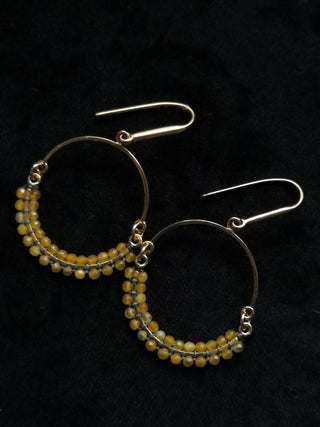ISABEL MARANT JEWELRY - Cesaria Hoop Earrings - Yellow