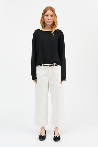 SKALL - Taylor Cropped Jeans - Optic White