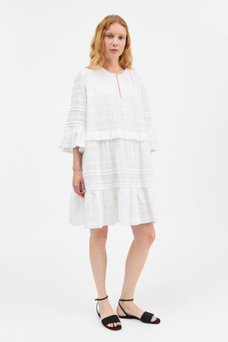 SKALL - Fiore Dress - Optic White