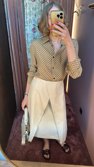 Officine Générale - Tahia Linen Skirt - Cream