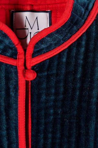 MARIA DE LA ORDEN - Fittonia Jacket - Navy