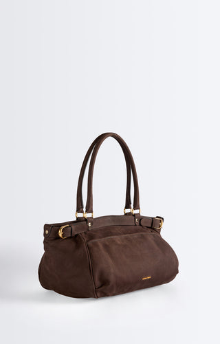 VANESSA BRUNO - Lune 48H Bag - Chocolate