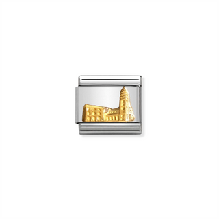 Nomination - Link MONUMENTS steel gold 18k gold CATHEDRAL OF PISTOIA