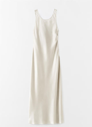 ALMADA LABEL - Zila Satin Dress - Pearl