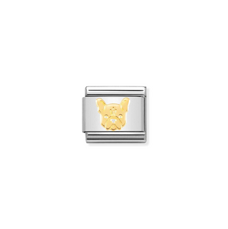 Nomination - Link SYMBOLS 18k Gold FRENCH BULLDOG