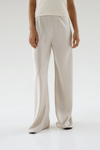 ALMADA LABEL - Bias Satin Pants - Pearl